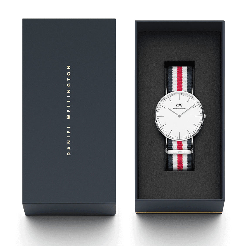 Orologio Uomo Daniel Wellington Classic Canterbury Silver 40mm, cod. DW00100016