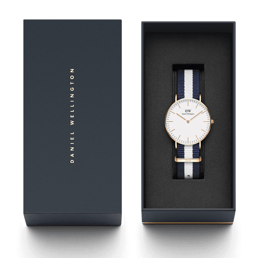 Orologio Donna Daniel Wellington Classic Glasgow Gold 36mm, cod. DW00100031