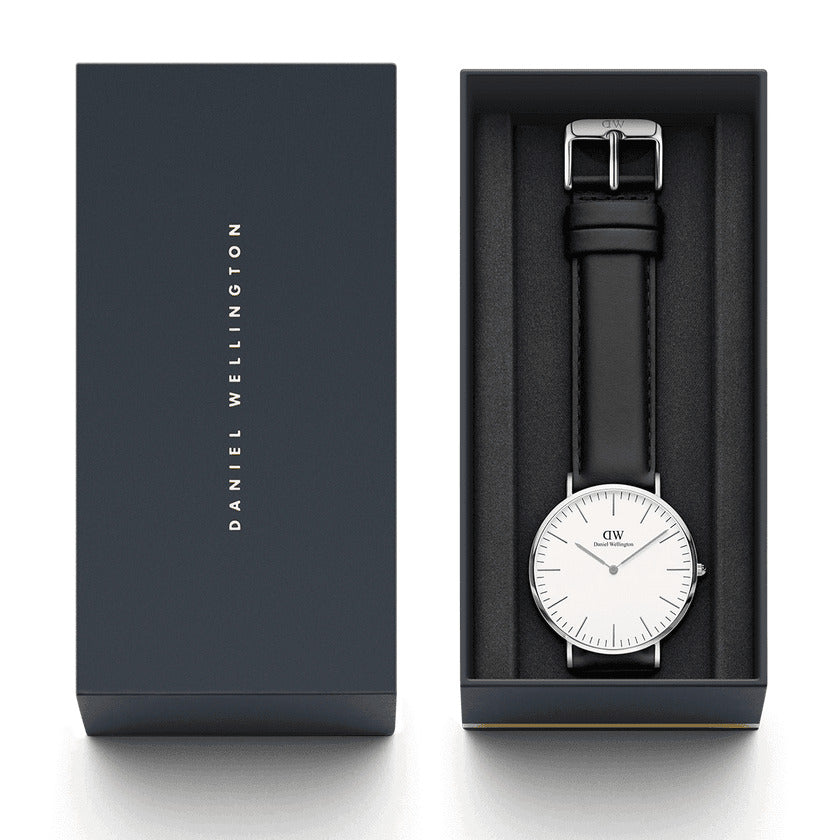 Orologio Uomo Daniel Wellington Classic Sheffield Silver 40mm, cod. DW00100020